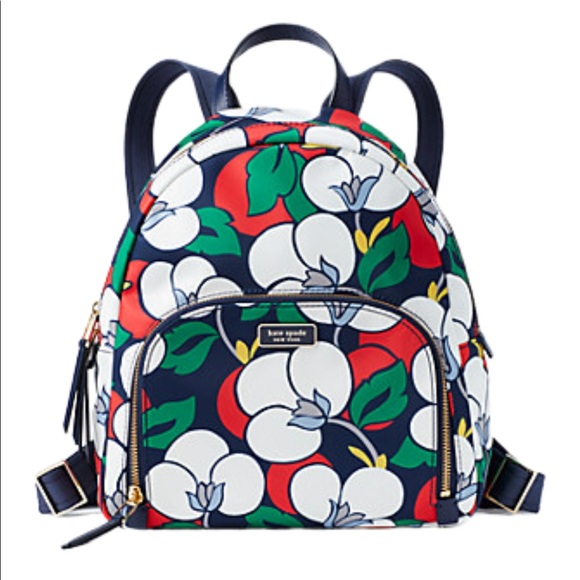 NWT Kate Spade NY DAWN BREEZY FLORAL MED BACKPACK - Picture 2 of 10